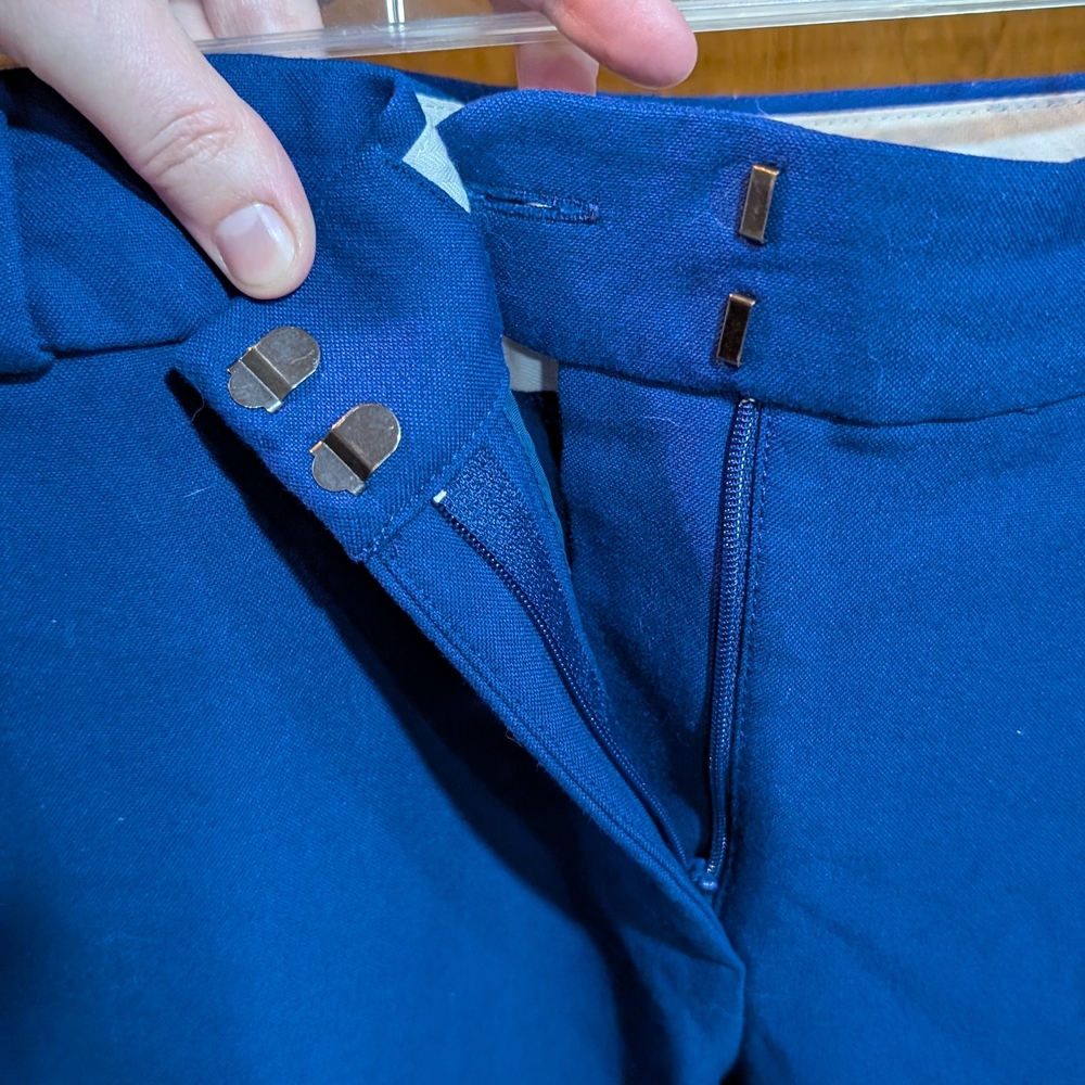 LOFT Royal Blue Trousers 14 - Picture 4 of 4
